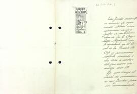 La Secció d'Art informa d'una exposició sobre mobiliari de E. Argilaga Martorell