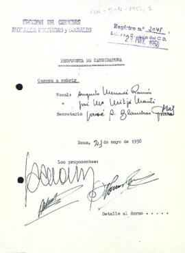 Proposta de candidatura