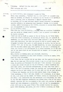 Guió del programa n. 361