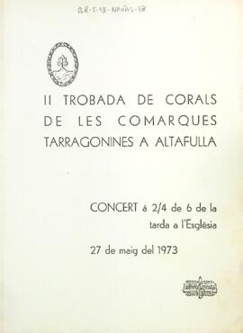 II Trobada de Corals de les comarques tarragonines a Altafulla