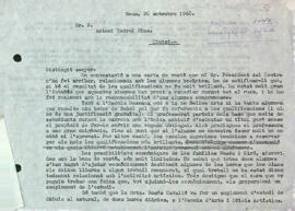 Carta a Antoni Pedrol Rius justificant la continuïtat de les beques