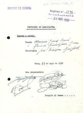 Proposta de candidatura