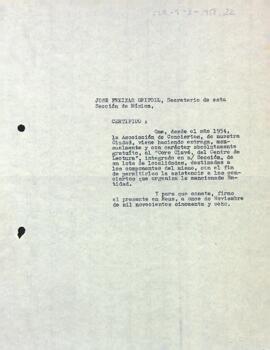 Certificat de donatiu d'entrades