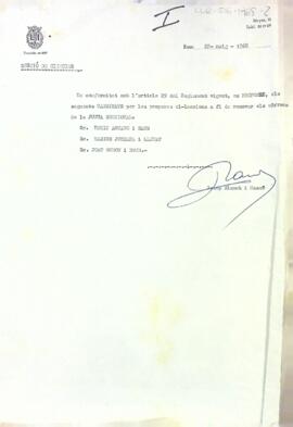 Proposta de candidats